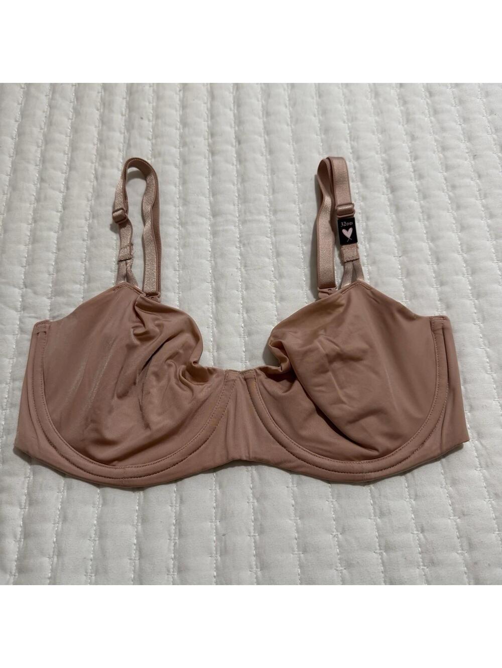 Victoria’s Secret 32DD Push-up w/o Padding Bra Convertible NWT Pinkish Beige